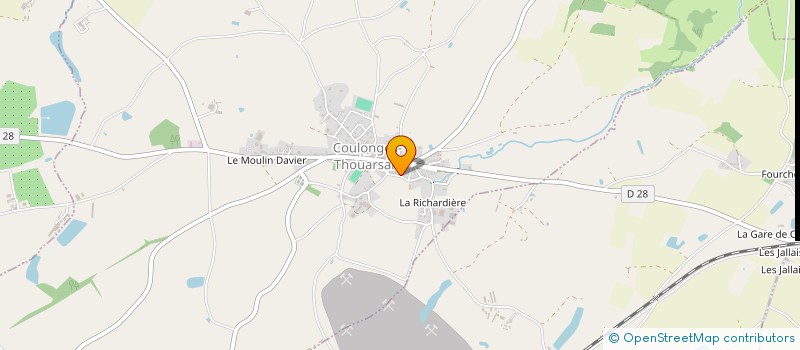 localisation de l'entreprise MONSIEUR ROLAND ALAN YOUNG  COULONGES-THOUARSAIS