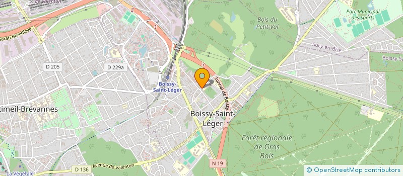 localisation de l'entreprise MONSIEUR ROLAND AMET à BOISSY-SAINT-LEGER