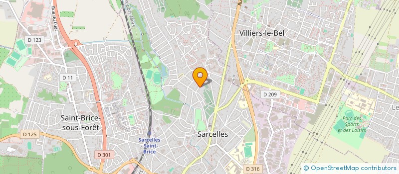 localisation de l'entreprise MONSIEUR ROLAND AMMAR à SARCELLES