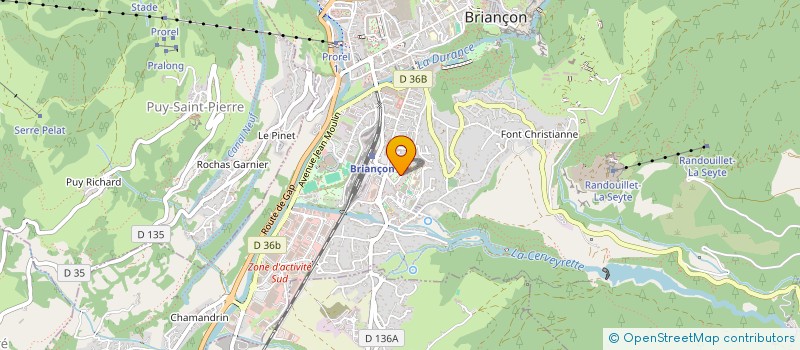 localisation de l'entreprise MONSIEUR ROLAND ANDRE à BRIANCON