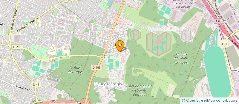 localisation de l'entreprise MONSIEUR ROLAND ANDRIAMIHAINGO à FLEURY-MEROGIS