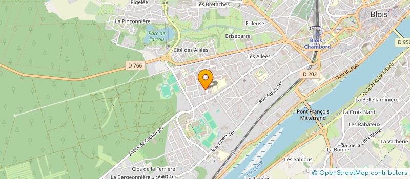 localisation de l'entreprise MONSIEUR ROLAND ANOTHO  BLOIS