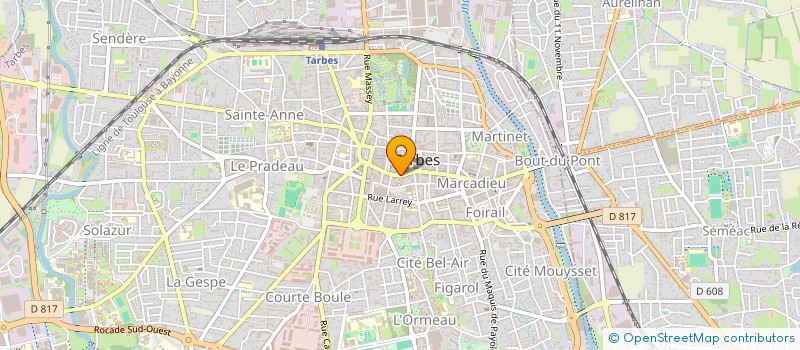 localisation de l'entreprise MONSIEUR ROLAND APOSTLE  TARBES