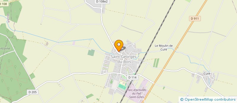 localisation de l'entreprise MONSIEUR ROLAND AUCHE  SAINT-GEORGES-DU-BOIS