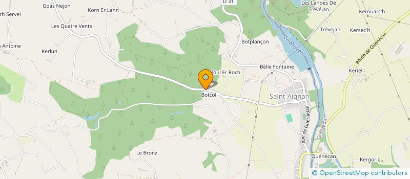 localisation de l'entreprise MONSIEUR ROLAND AUFFRET à SAINT-AIGNAN