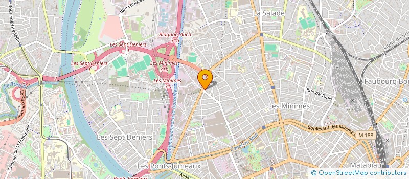 localisation de l'entreprise MONSIEUR ROLAND AUNOS à TOULOUSE