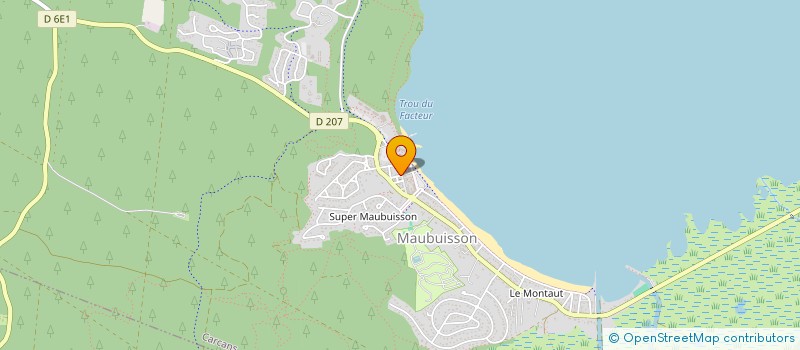 localisation de l'entreprise MONSIEUR ROLAND AYMAT  CARCANS