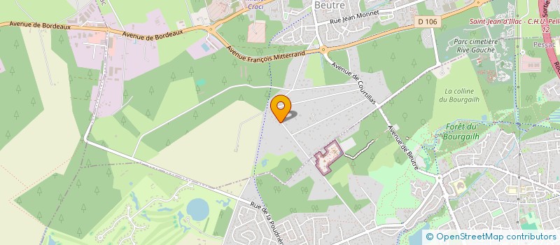 localisation de l'entreprise MONSIEUR ROLAND AZAIS  MERIGNAC