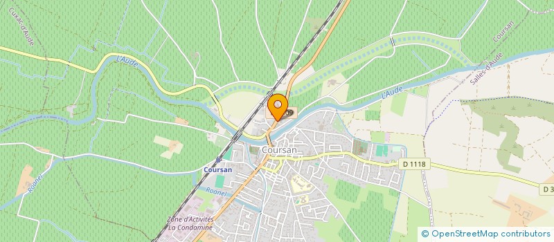 localisation de l'entreprise MONSIEUR ROLAND BACOU  COURSAN