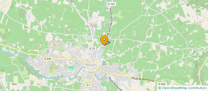 localisation de l'entreprise MONSIEUR ROLAND BAGNOL  MAZAN