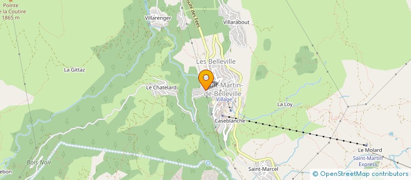 localisation de l'entreprise MONSIEUR ROLAND BAL  LES BELLEVILLE