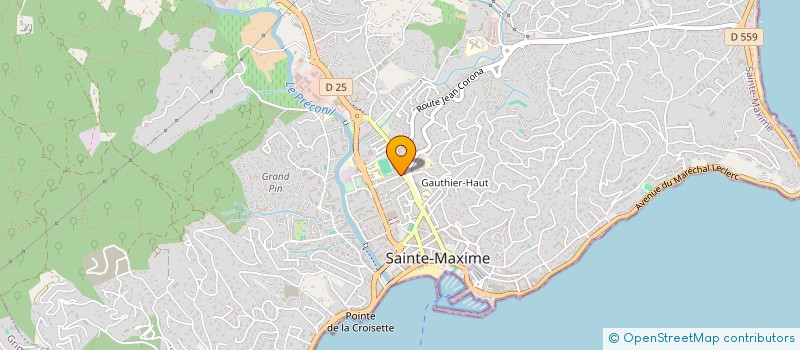 localisation de l'entreprise MONSIEUR ROLAND BANCHINI à SAINTE-MAXIME
