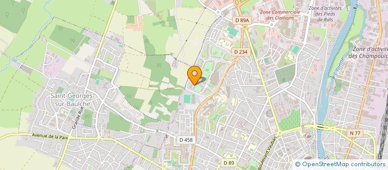 localisation de l'entreprise MONSIEUR ROLAND BAPTIER à AUXERRE