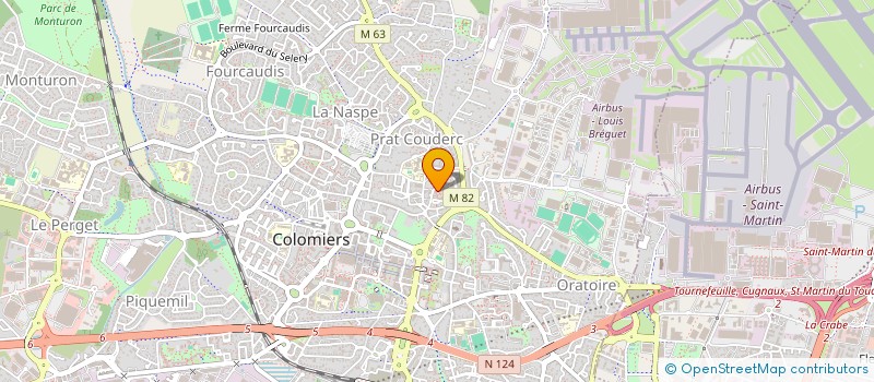 localisation de l'entreprise MONSIEUR ROLAND BAPTISTE à COLOMIERS
