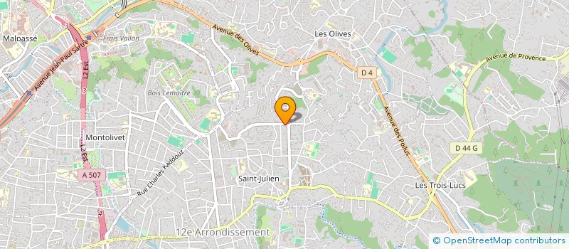 localisation de l'entreprise MONSIEUR ROLAND BARRE à MARSEILLE