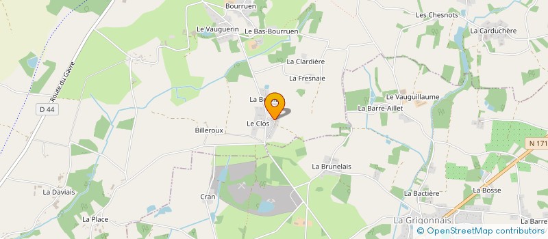 localisation de l'entreprise MONSIEUR ROLAND BARREAU  VAY