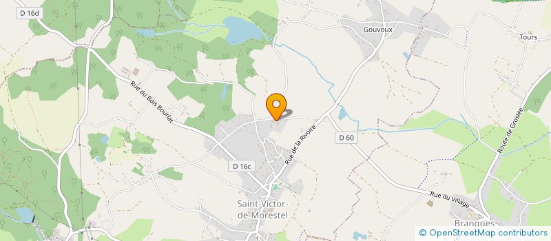 localisation de l'entreprise MONSIEUR ROLAND BARRIER  SAINT-VICTOR-DE-MORESTEL