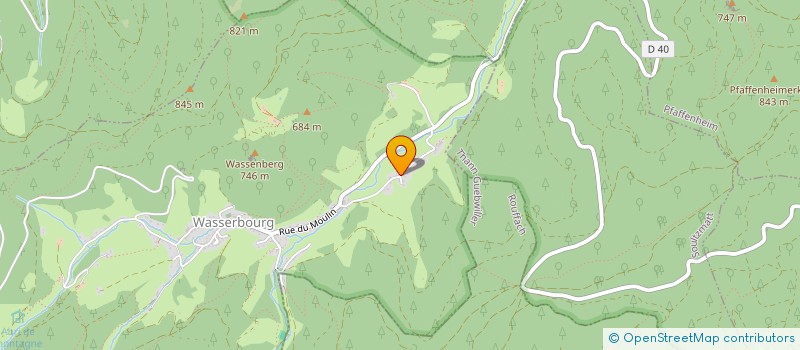 localisation de l'entreprise MONSIEUR ROLAND BARTH  WASSERBOURG