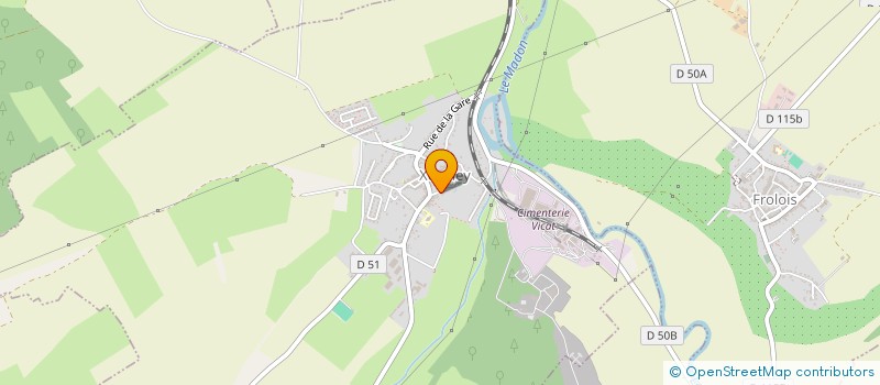 localisation de l'entreprise MONSIEUR ROLAND BARTHELEMY  XEUILLEY