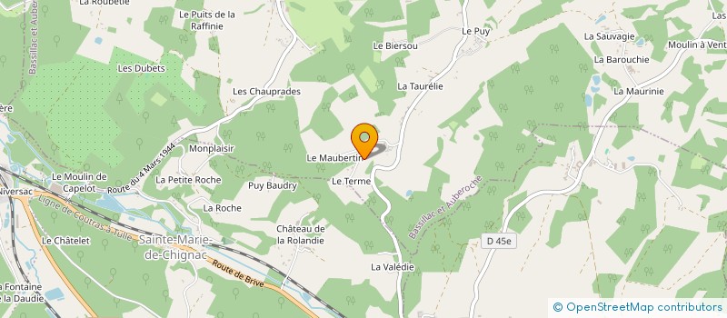localisation de l'entreprise MONSIEUR ROLAND BARTHOLOME  SAINT-PIERRE-DE-CHIGNAC