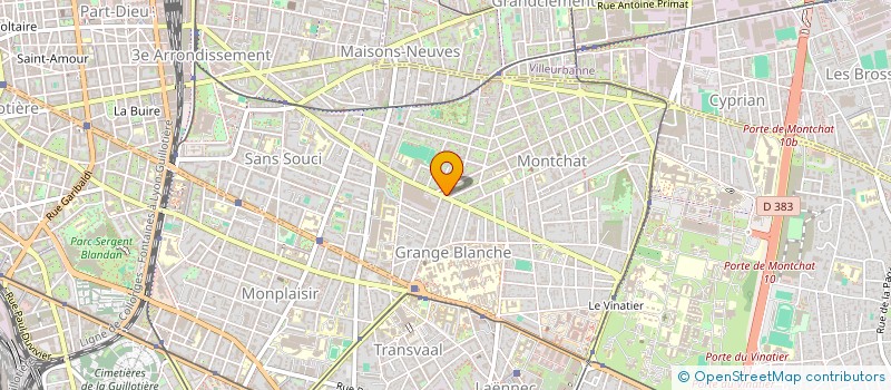 localisation de l'entreprise MONSIEUR ROLAND BEAUCART  LYON