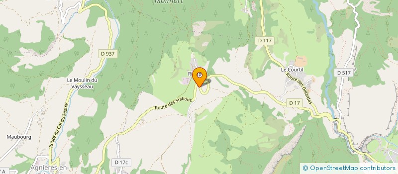 localisation de l'entreprise MONSIEUR ROLAND BEAUME  DEVOLUY