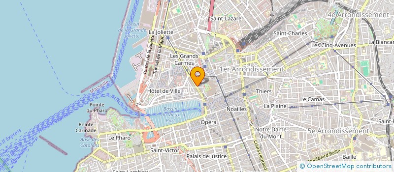 localisation de l'entreprise MONSIEUR ROLAND BELLIER à MARSEILLE