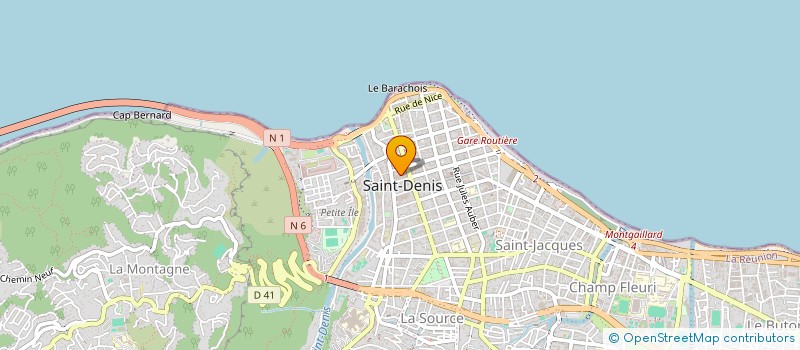localisation de l'entreprise MONSIEUR ROLAND BENARD à SAINT-DENIS