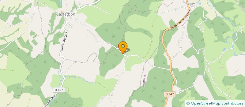 localisation de l'entreprise MONSIEUR ROLAND BENNEDSEN  AUDAUX