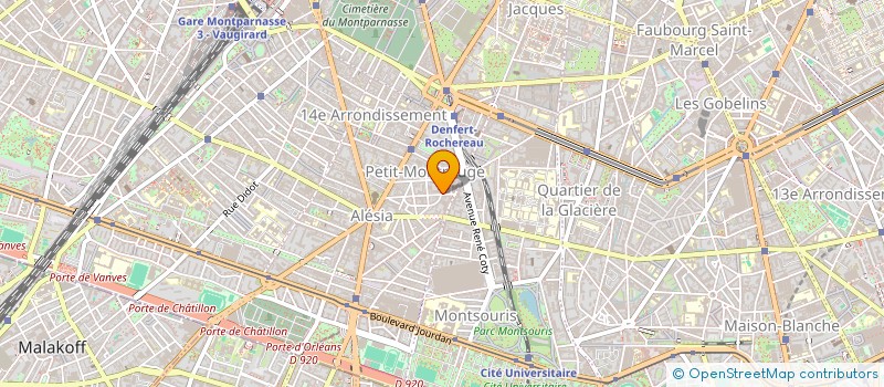 localisation de l'entreprise MONSIEUR ROLAND BERTHIER  PARIS
