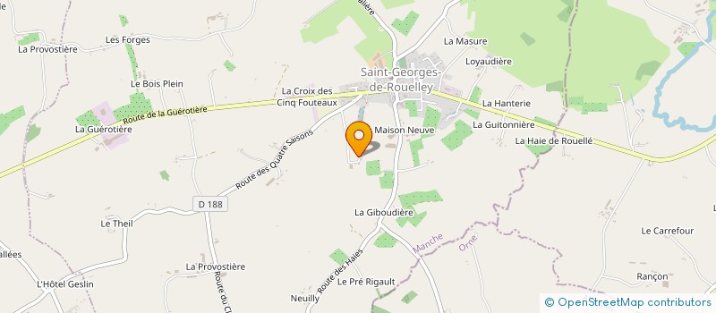 localisation de l'entreprise MONSIEUR ROLAND BESNARD à SAINT-GEORGES-DE-ROUELLEY