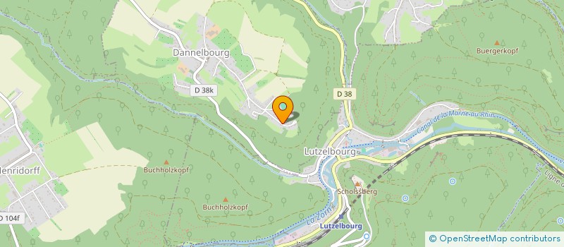 localisation de l'entreprise MONSIEUR ROLAND BIANCHI  DANNELBOURG