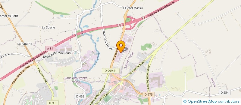 localisation de l'entreprise MONSIEUR ROLAND BIDET  VILLEDIEU-LES-POELES-ROUFFIGNY