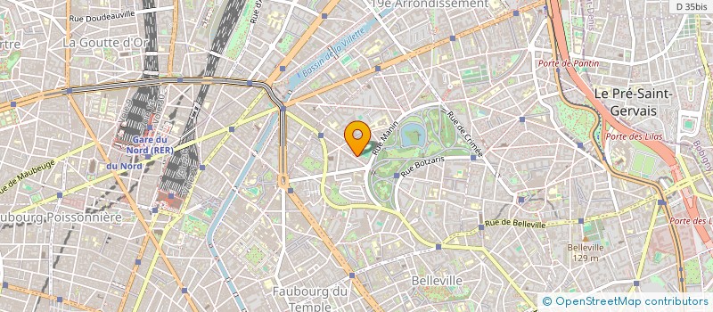 localisation de l'entreprise MONSIEUR ROLAND BIERGE  PARIS