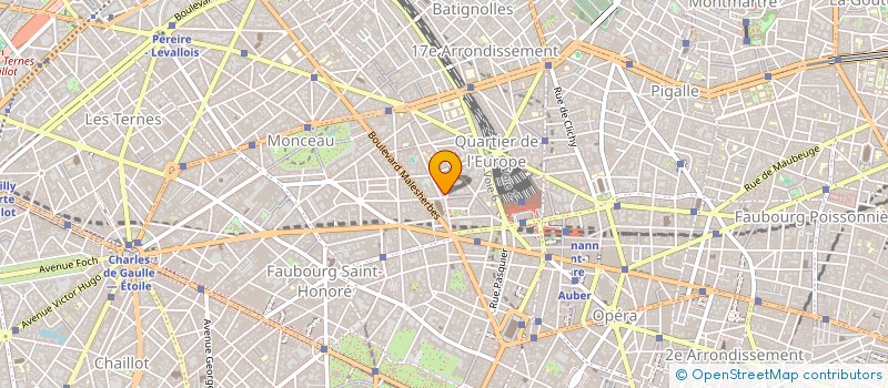 localisation de l'entreprise MONSIEUR ROLAND BILLON  PARIS