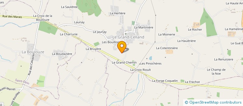 localisation de l'entreprise MONSIEUR ROLAND BISSON à LES LOGES-SUR-BRECEY