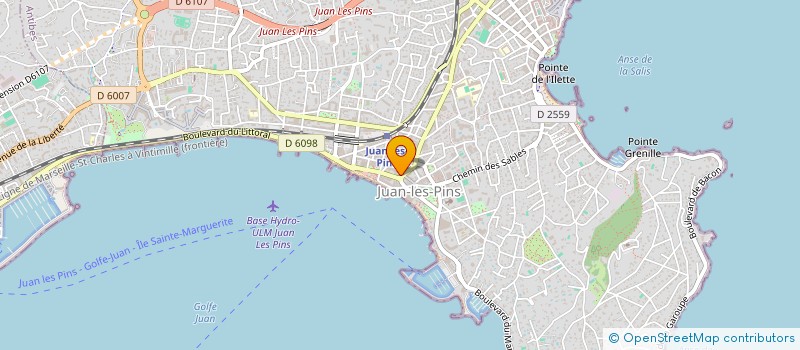 localisation de l'entreprise MONSIEUR ROLAND BIZET à ANTIBES