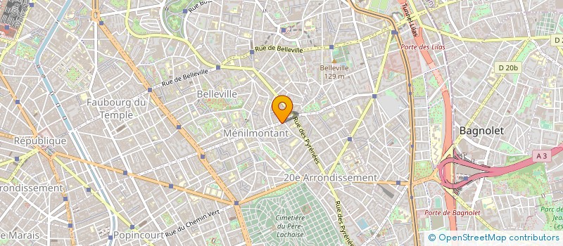 localisation de l'entreprise MONSIEUR ROLAND BLONDIN  PARIS