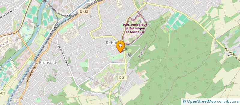 localisation de l'entreprise MONSIEUR ROLAND BOEGLIN à MULHOUSE