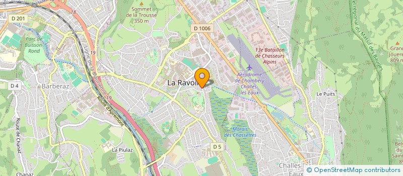 localisation de l'entreprise MONSIEUR ROLAND BOF  LA RAVOIRE