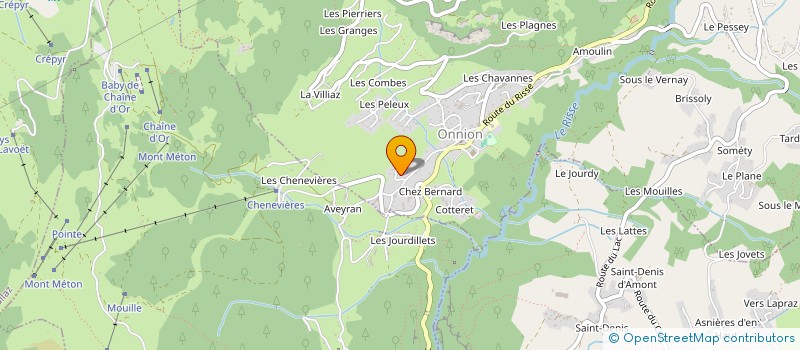 localisation de l'entreprise MONSIEUR ROLAND BOIMOND  SAINT-JEOIRE