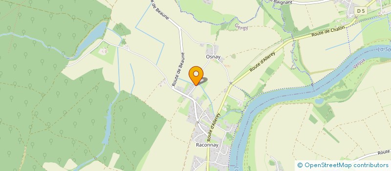 localisation de l'entreprise MONSIEUR ROLAND BOIVIN  GERGY