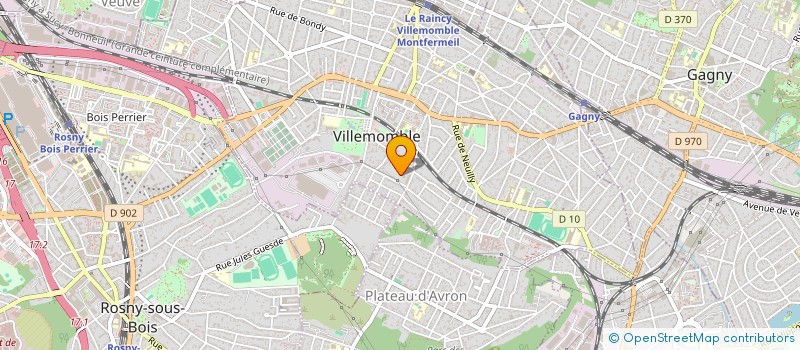 localisation de l'entreprise MONSIEUR ROLAND BOLARIN à VILLEMOMBLE