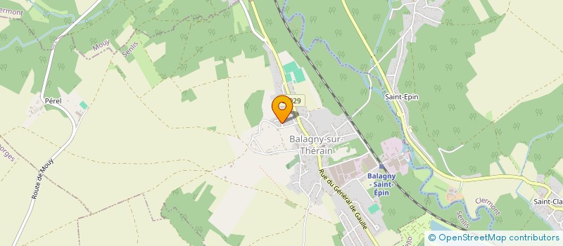 localisation de l'entreprise MONSIEUR ROLAND BONIN à BALAGNY-SUR-THERAIN