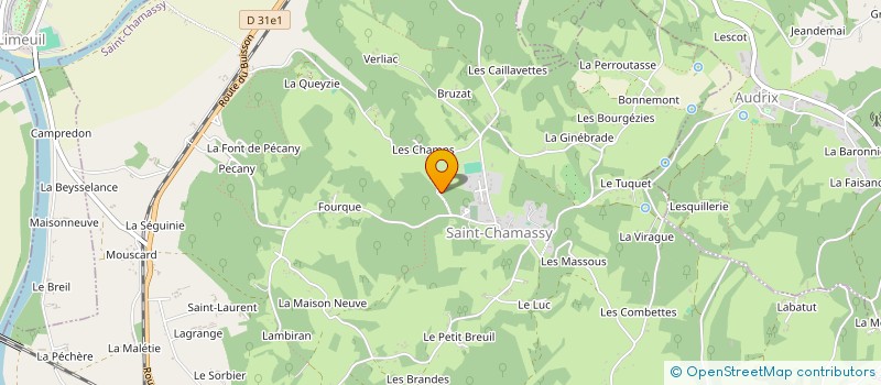 localisation de l'entreprise MONSIEUR ROLAND BONNET à LE BUGUE