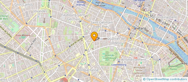 localisation de l'entreprise MONSIEUR ROLAND BONNET  PARIS