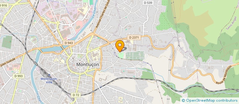 localisation de l'entreprise MONSIEUR ROLAND BONNET  MONTLUCON