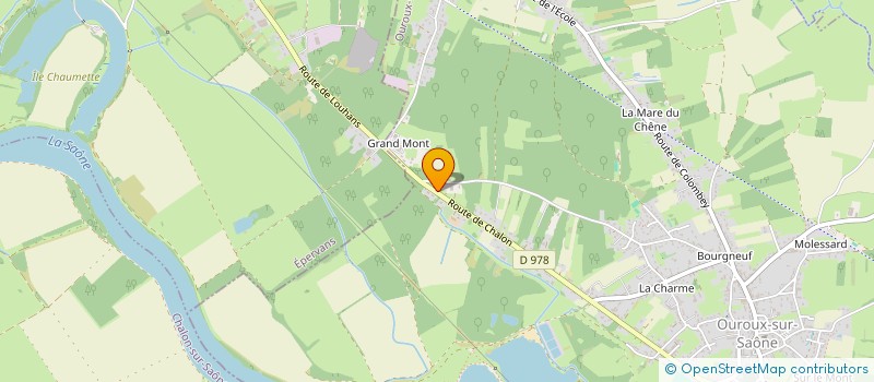 localisation de l'entreprise MONSIEUR ROLAND BONNOT à OUROUX-SUR-SAONE