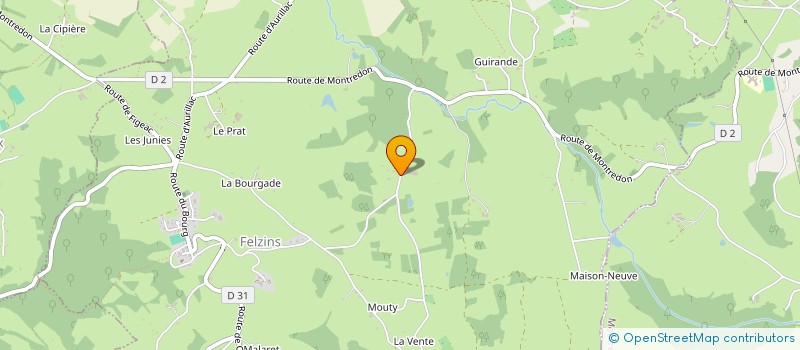 localisation de l'entreprise MONSIEUR ROLAND BOS  FELZINS