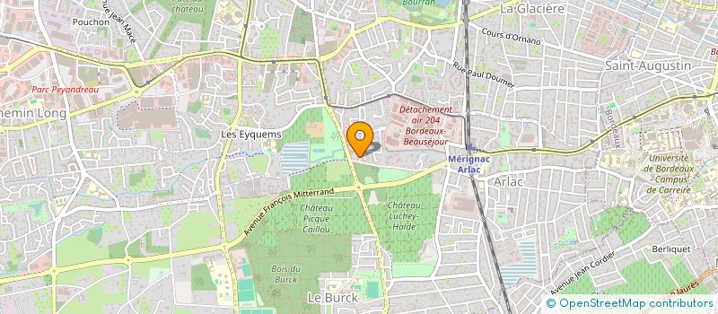 localisation de l'entreprise MONSIEUR ROLAND BOTTALICO  MERIGNAC